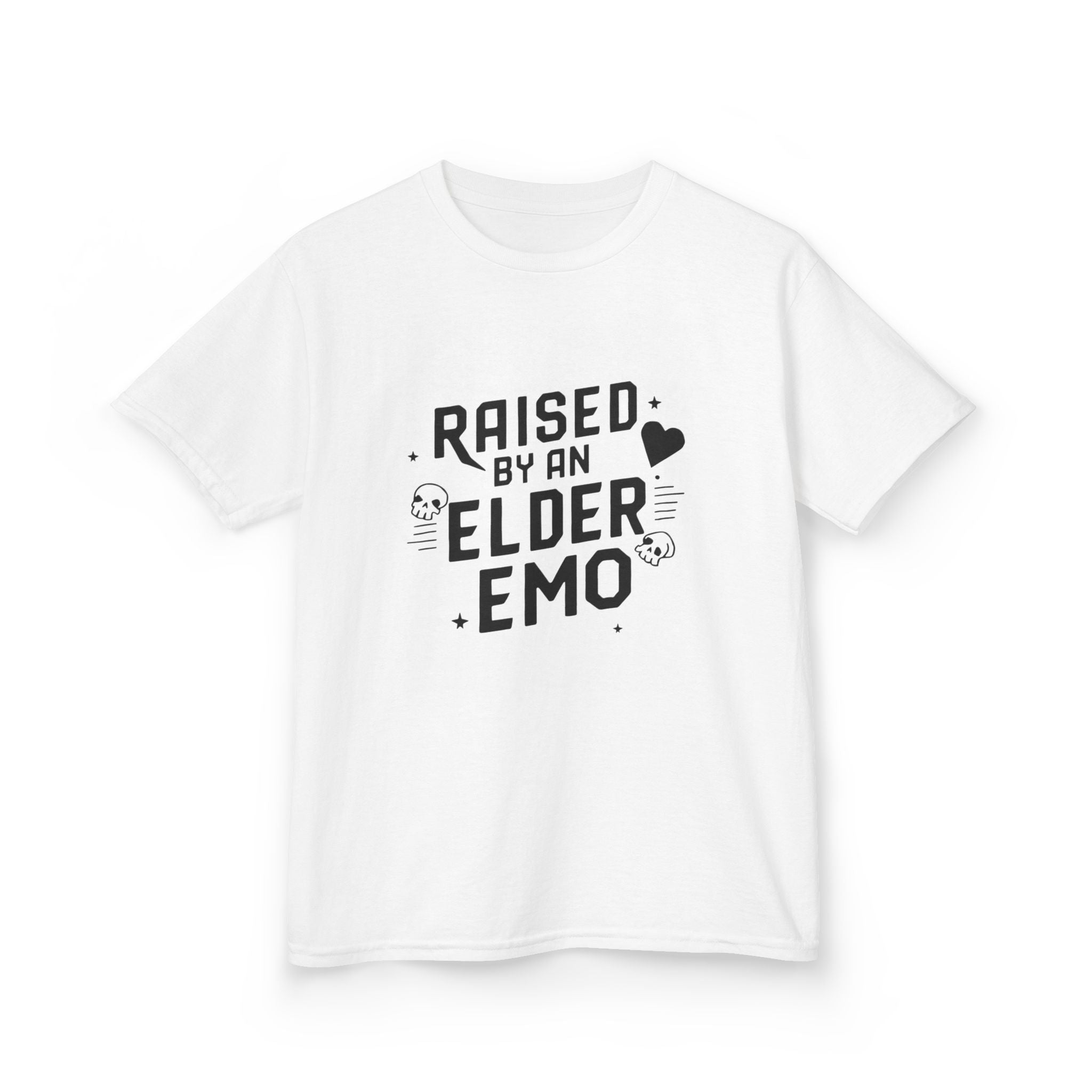 Raised by an Elder Emo - Youth Tee UK