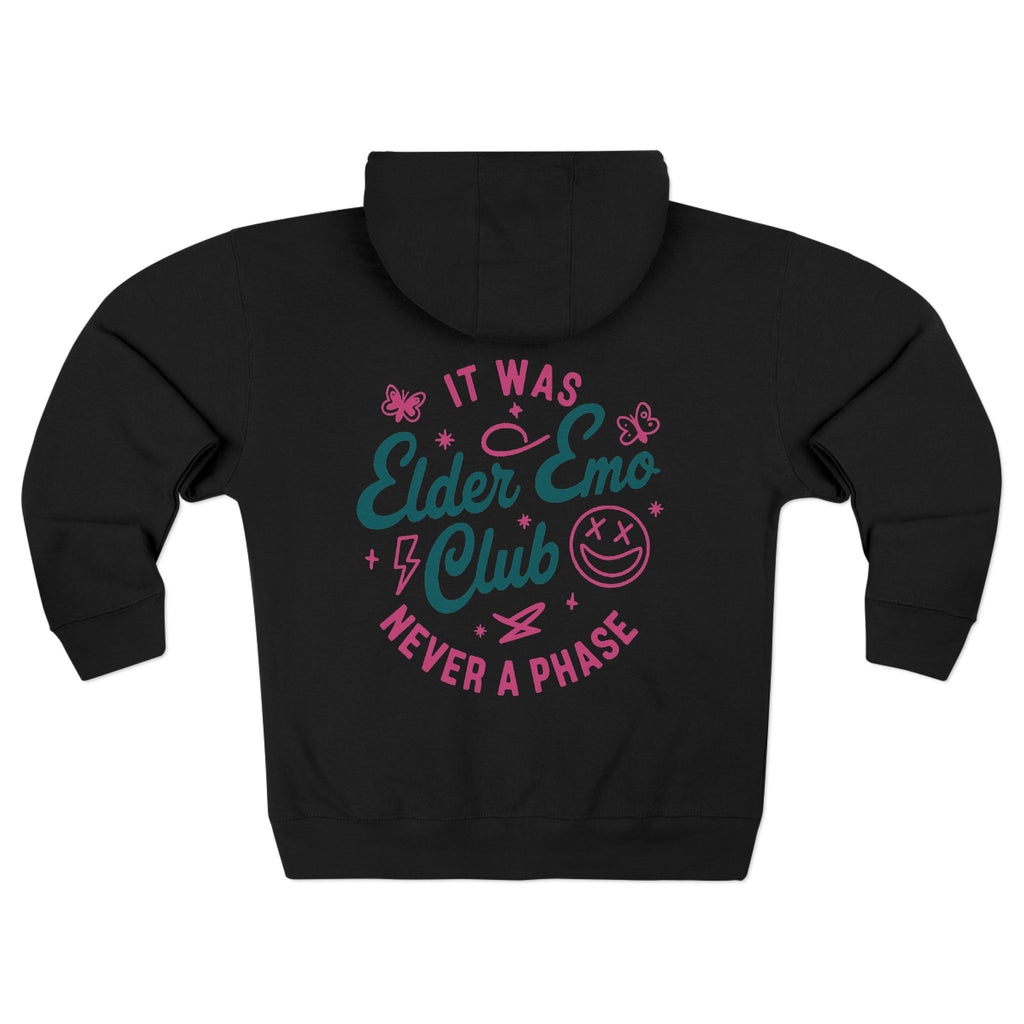 Elder Emo Club Zip-up Hoodie UK