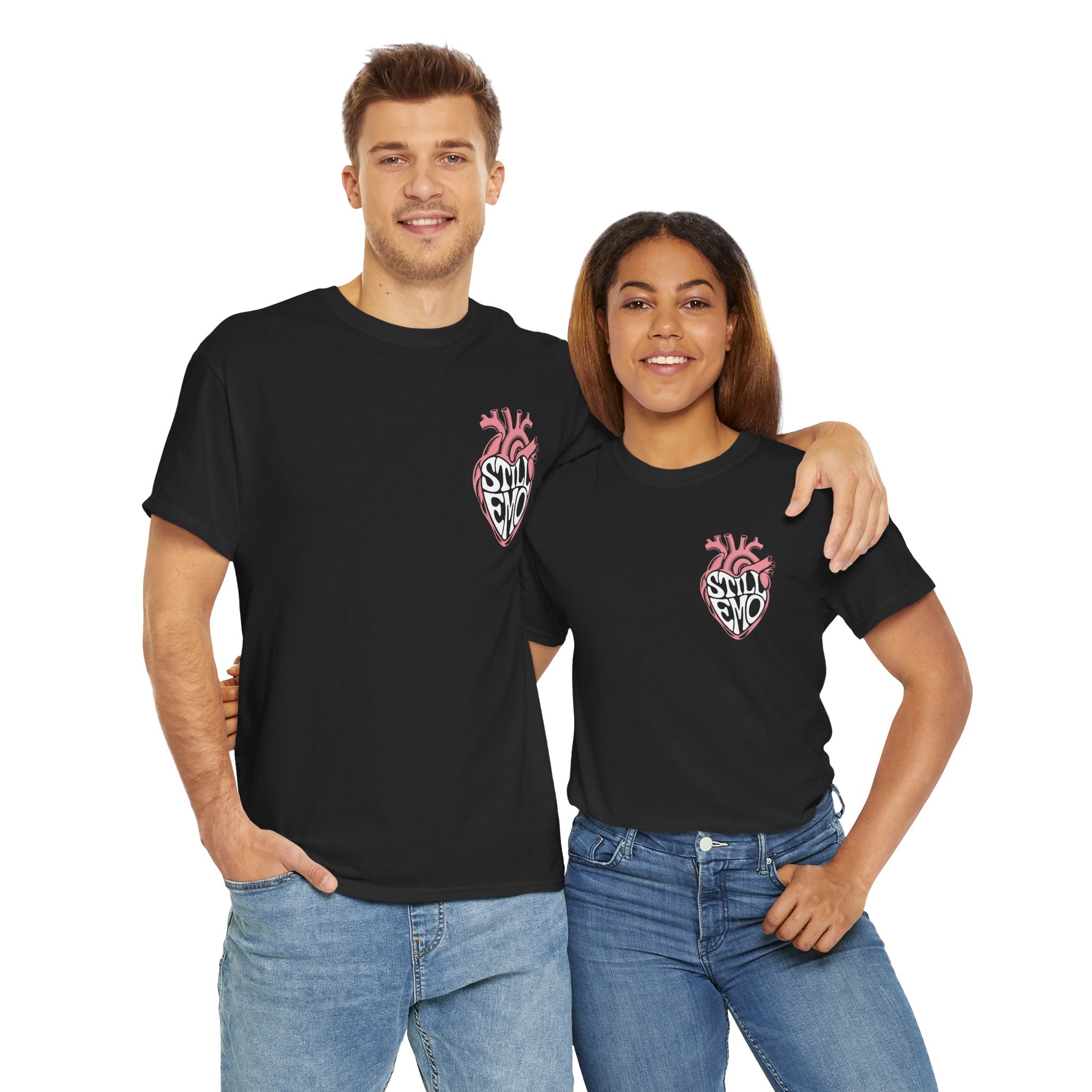 Still Emo Anatomical Heart Color Tee