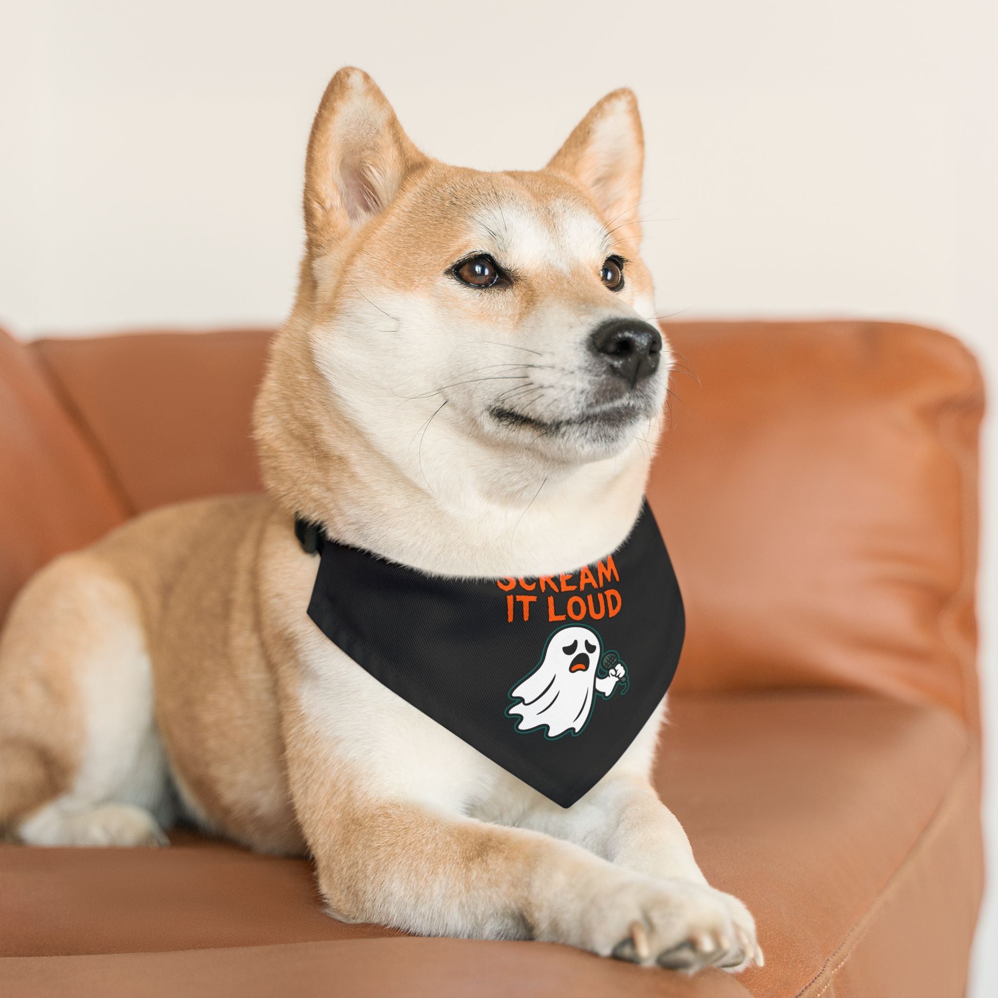 Scream It Loud Pet Bandana