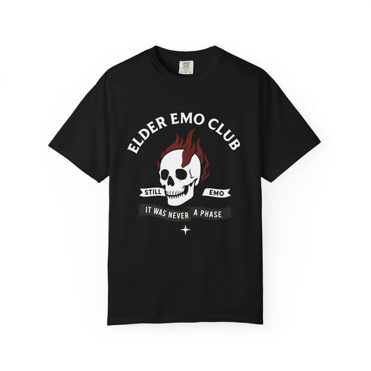 Elder Emo Club (Still Emo) on Comfort Colors