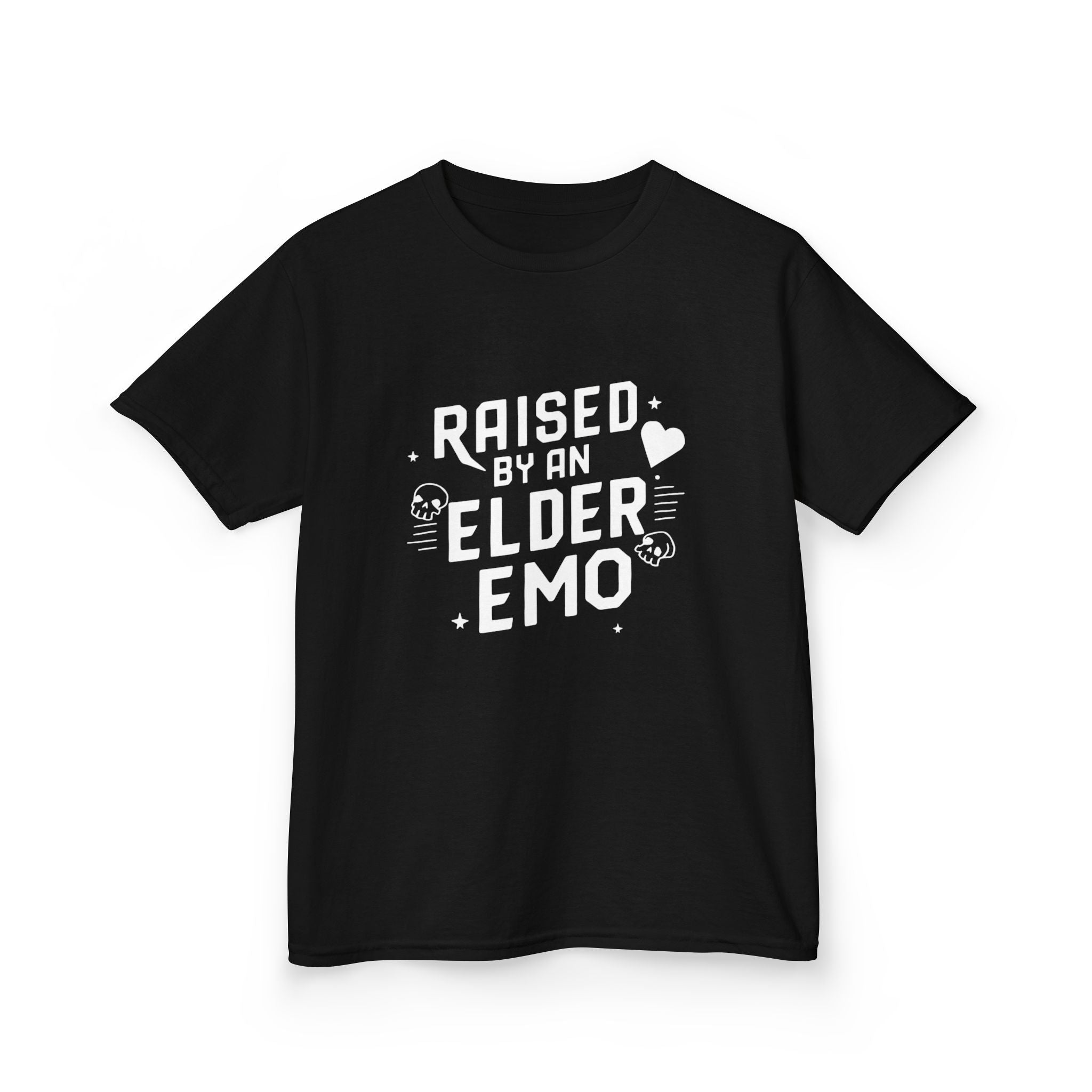 Raised by an Elder Emo - Youth Tee UK