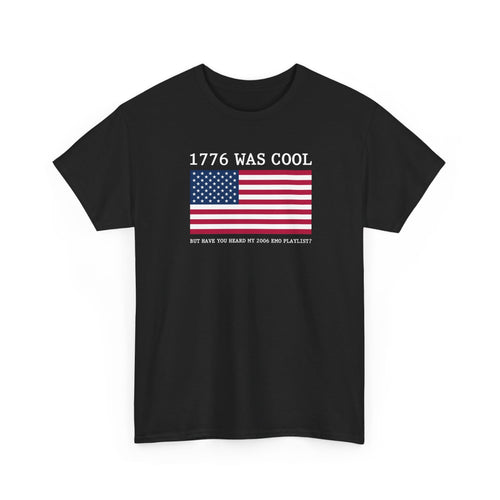 1776 was cool - Tee Black / S