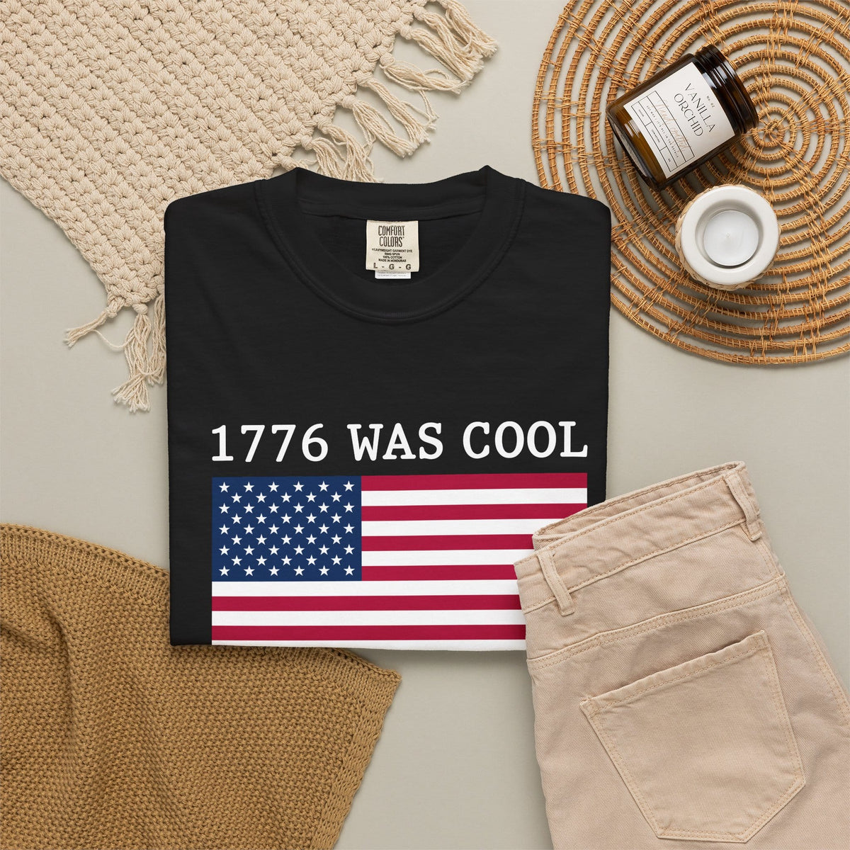 1776 was cool Tee on Comfort Colors