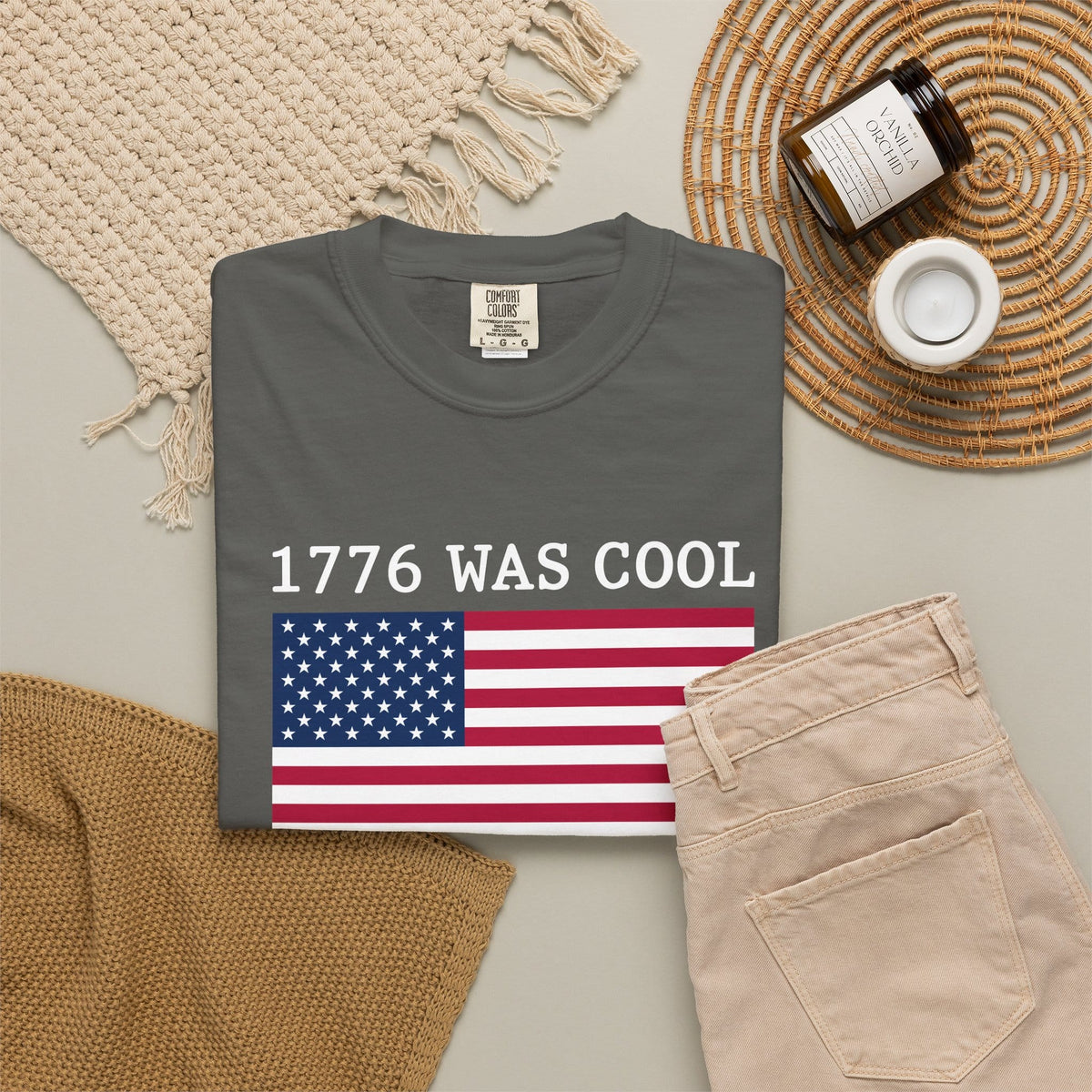 1776 was cool Tee on Comfort Colors