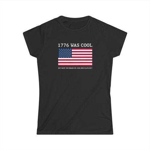 1776 was cool - Women's Tee S / Black