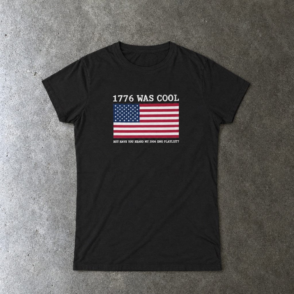 1776 was cool - Women's Tee UK S / Black