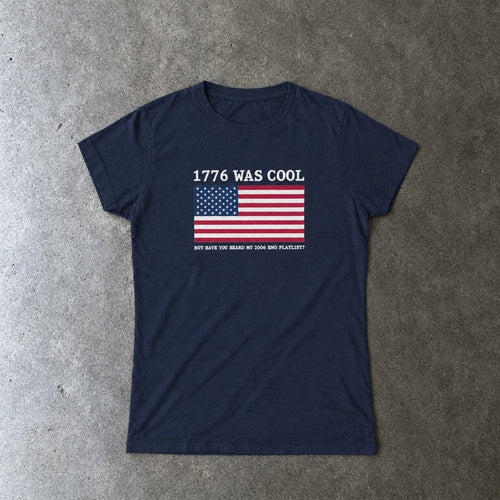 1776 was cool - Women's Tee UK S / Navy