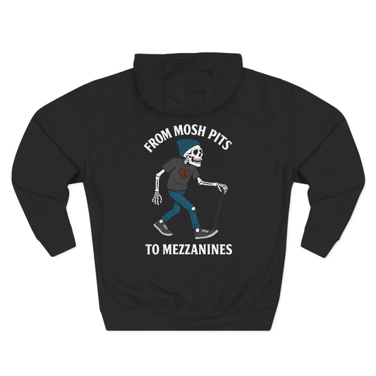 From Moshpits to Mezzanines Hoodie