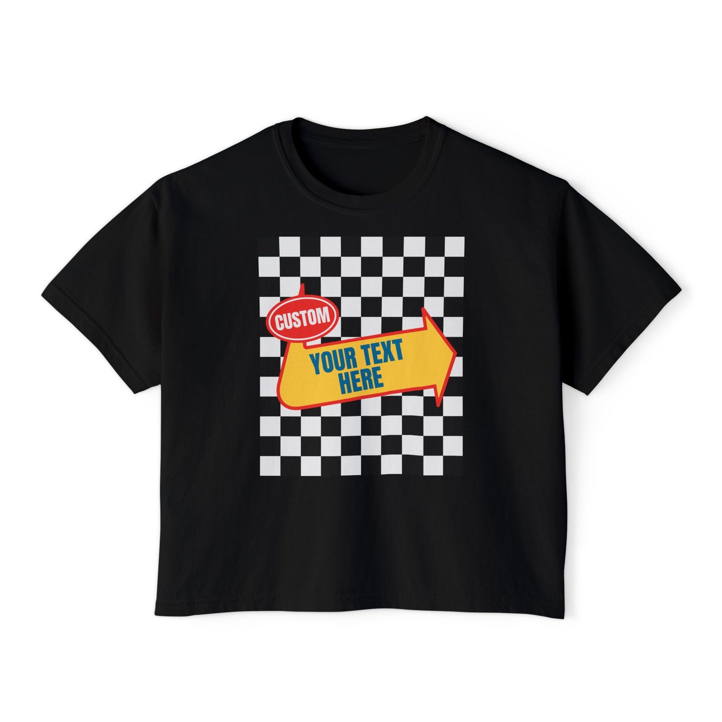 Customizable Warped Tour Themed - Women's Boxy Tee
