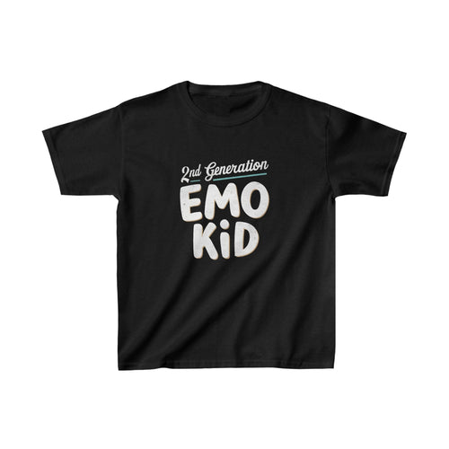 2nd Generation Emo Kid Youth Tee Black / XS