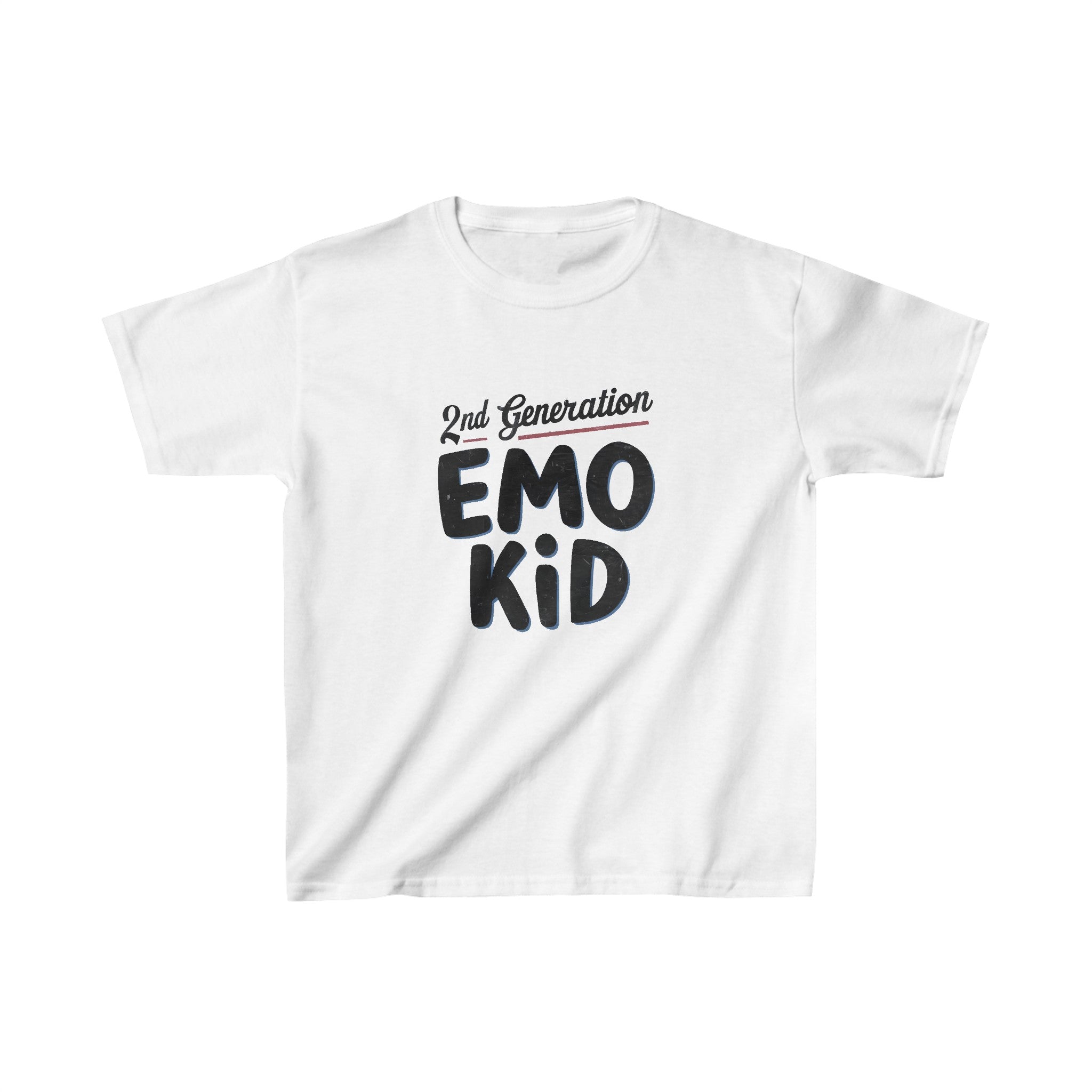 2nd Generation Emo Kid Youth Tee White / XS