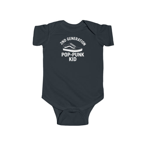 2nd Generation Pop-Punk Kid - Onesie UK Black / NB (0-3M)