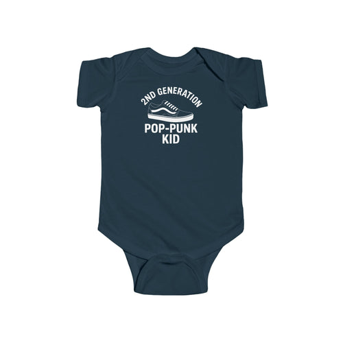2nd Generation Pop-Punk Kid - Onesie UK Navy / NB (0-3M)