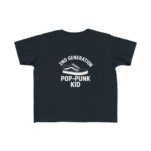 2nd Generation Pop-Punk Kid - Toddler Tee UK Black / 2T