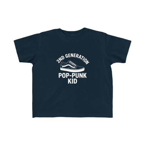 2nd Generation Pop-Punk Kid - Toddler Tee UK Navy / 2T