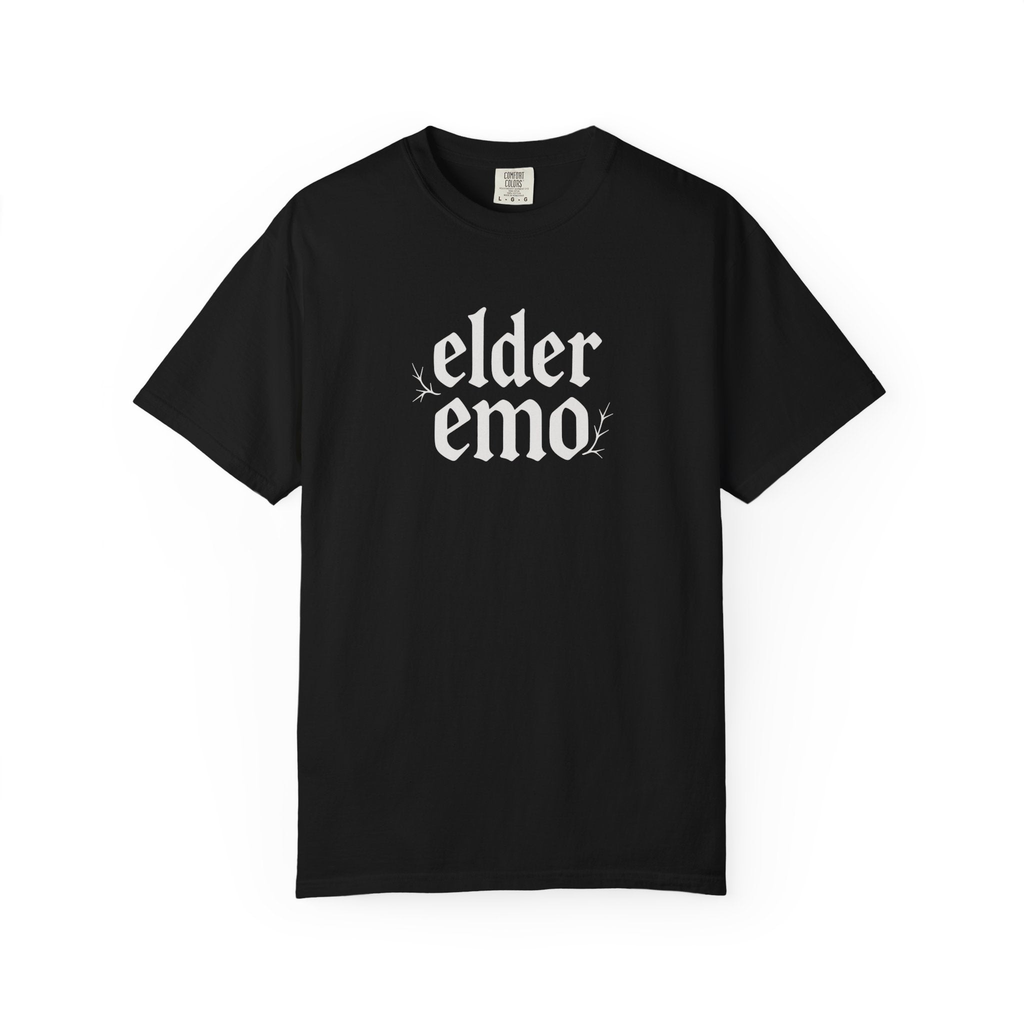 Elder Emo Gothic Tee on Comfort Colors