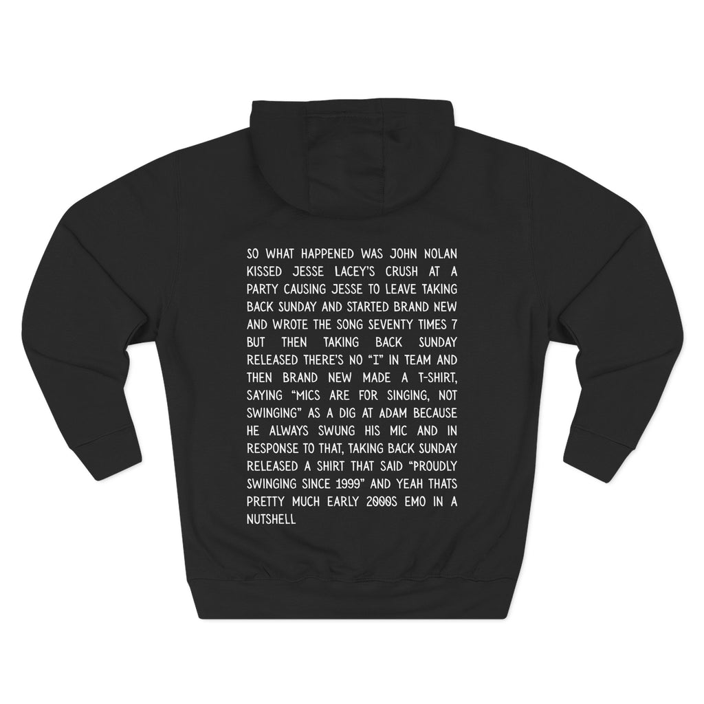 So what happened was John.... Hoodie UK