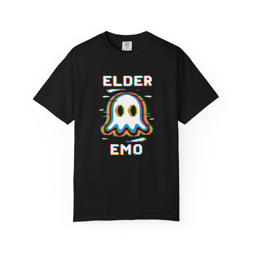 Elder Emo 16-bit Ghost Tee on Comfort Colors