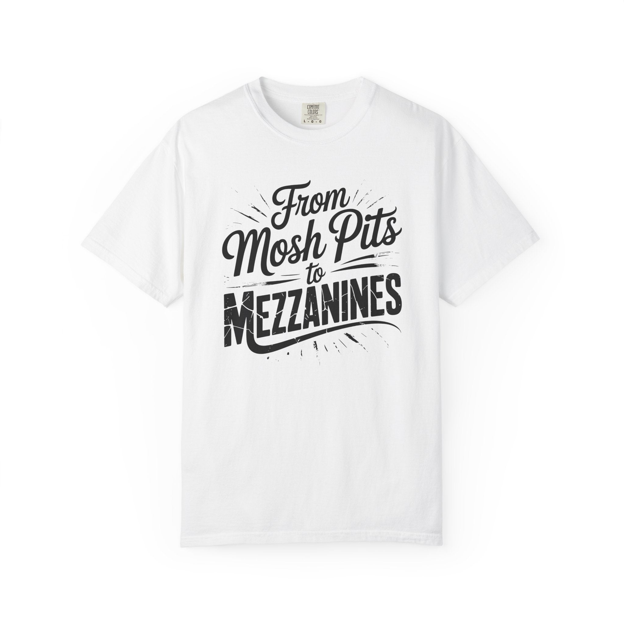 From Mosh Pits to Mezzanines Vintage Tee on Comfort Colors