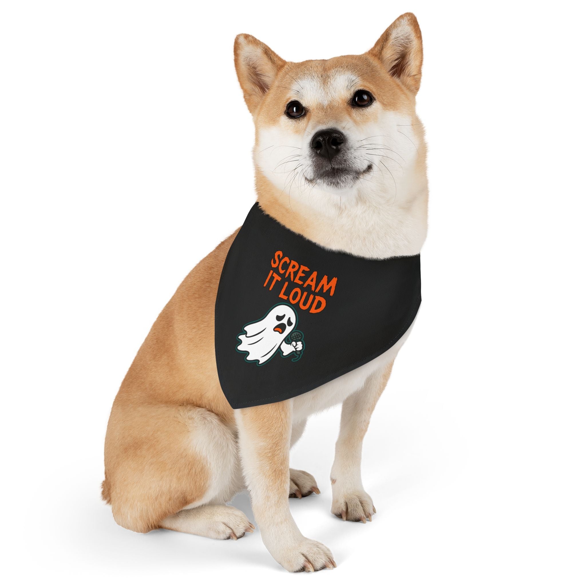 Scream It Loud Pet Bandana