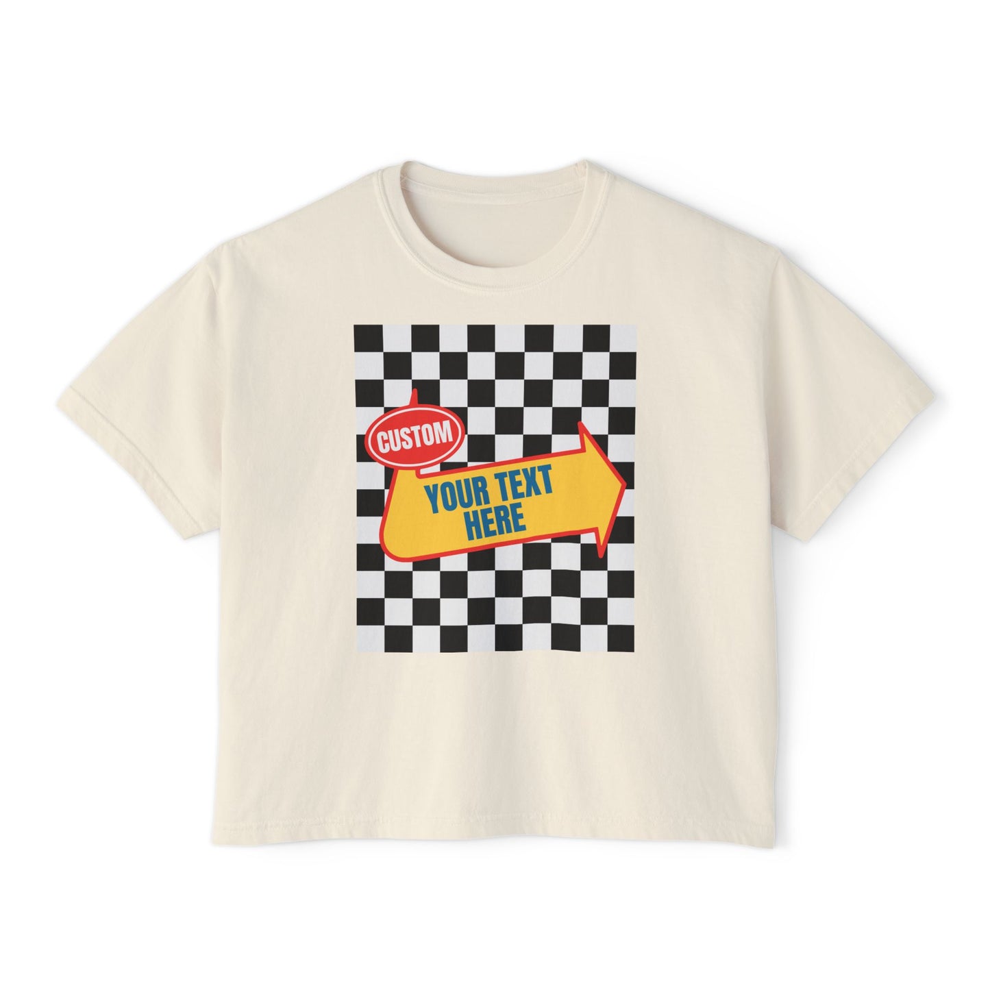 Customizable Warped Tour Themed - Women's Boxy Tee