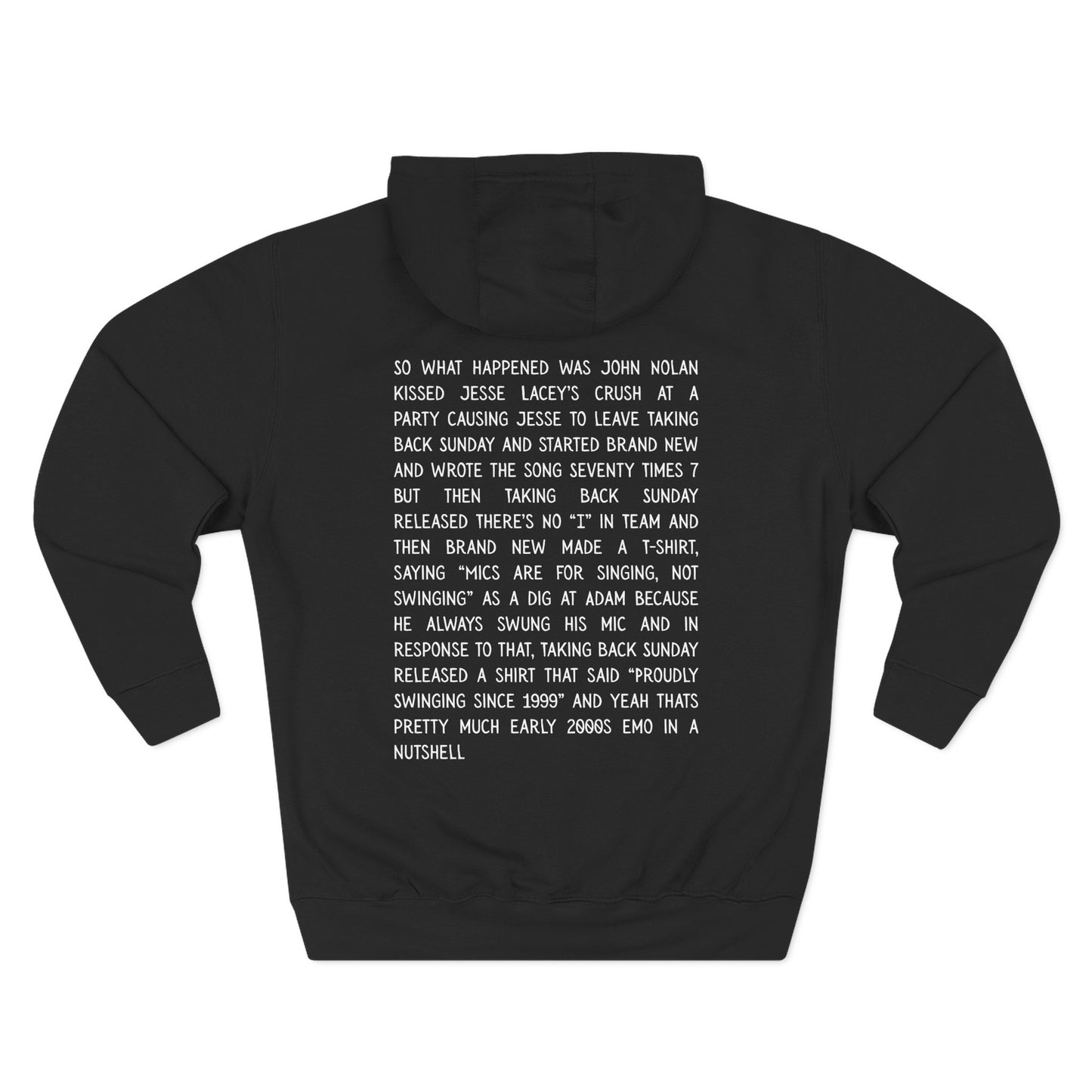 So what happened was John.... Hoodie