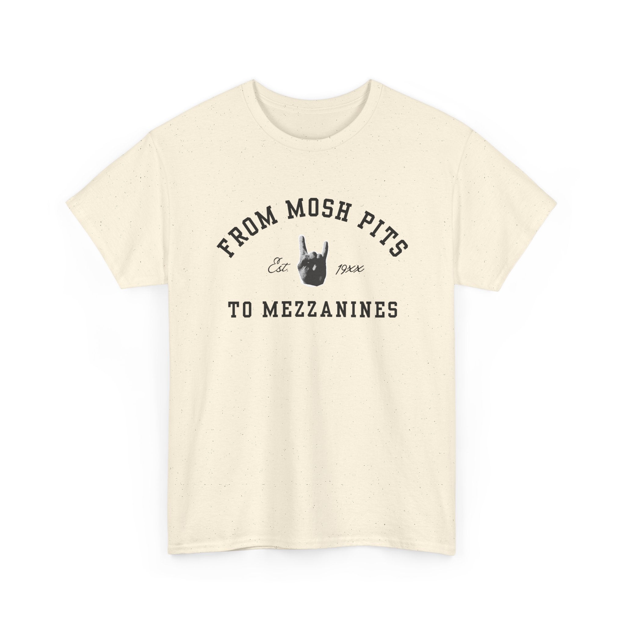From Mosh Pits To Mezzanines Varsity Tee