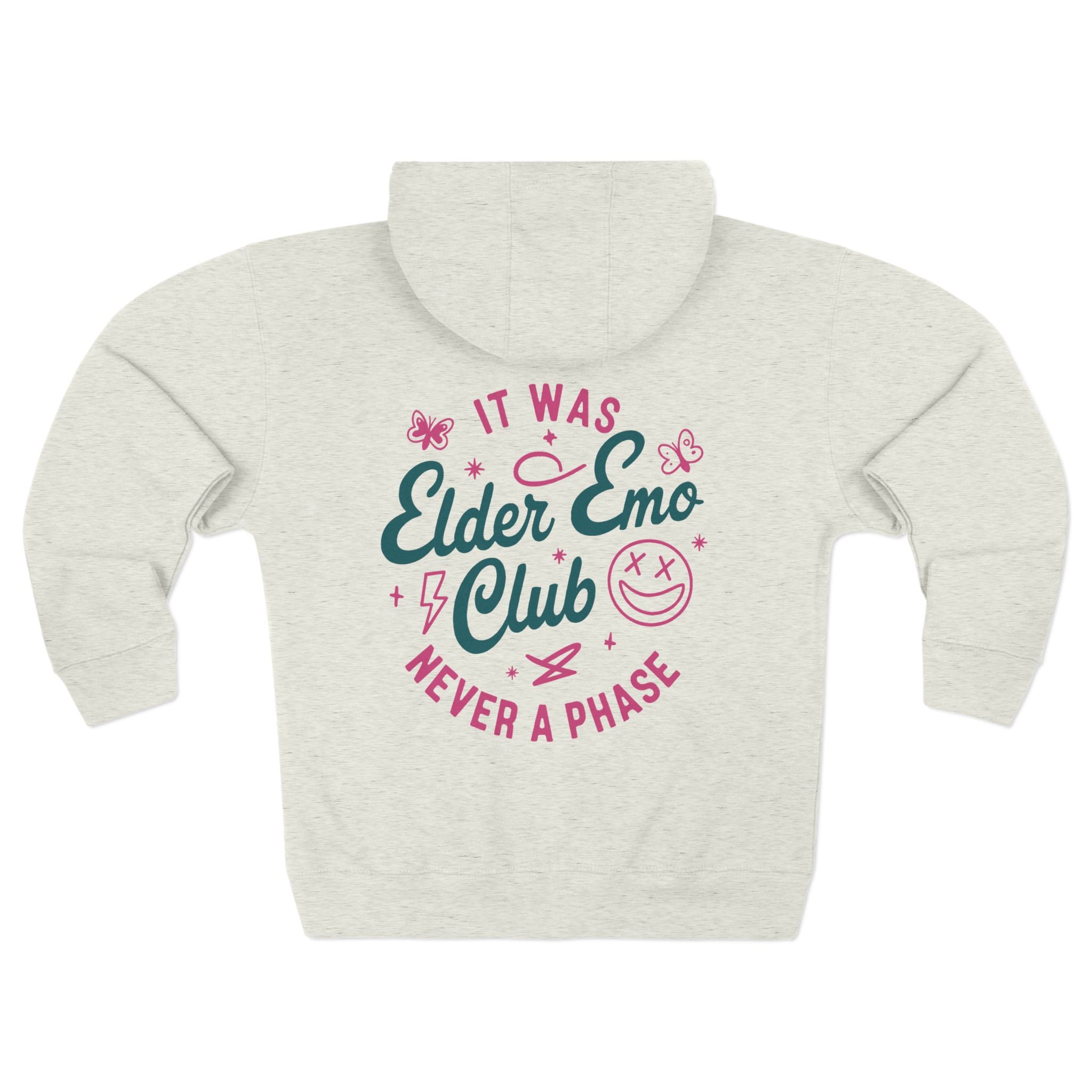 Elder Emo Club Zip-up Hoodie UK