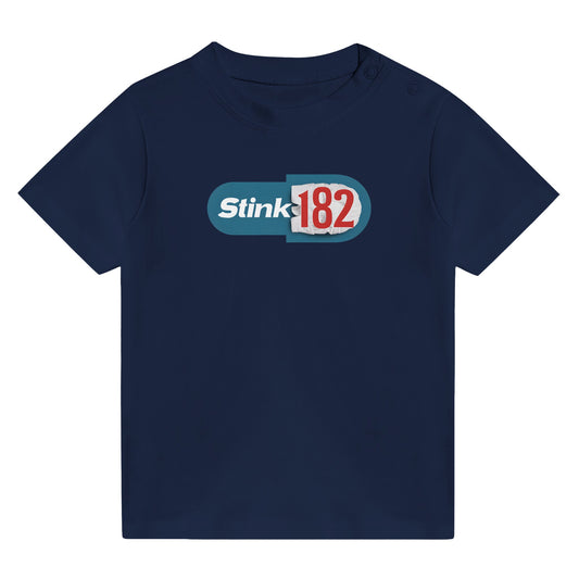 Blink-182 Stink-182 Baby Tee Navy