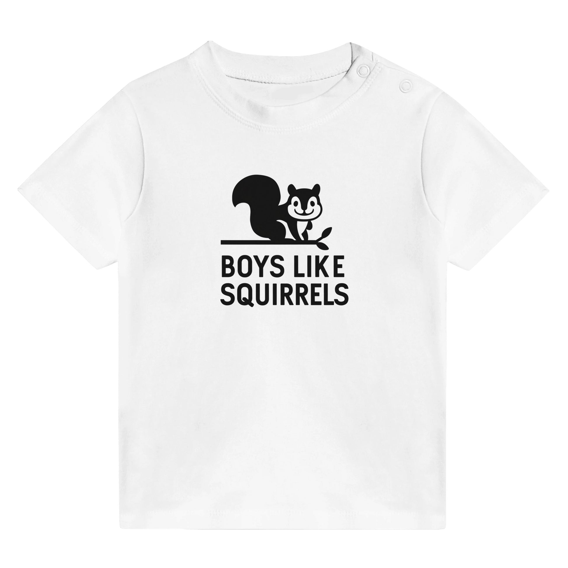 Boys Like Girls Boys Like Squirrels Infant Tee White