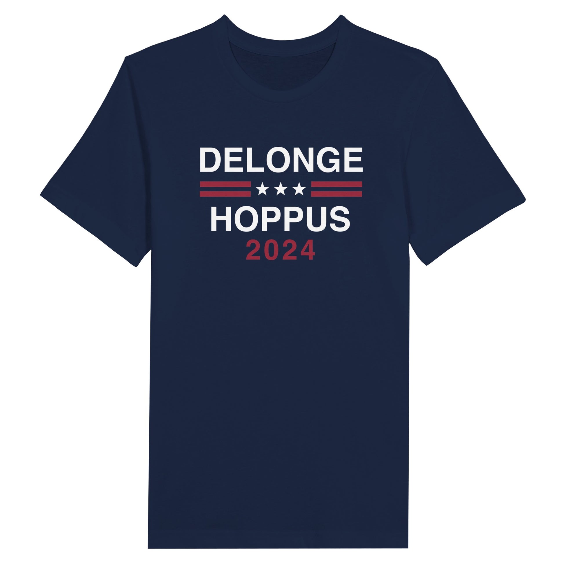 DeLonge Hoppus 2024 Campaign Shirt Navy Blink-182 Original Elder Emo Merch