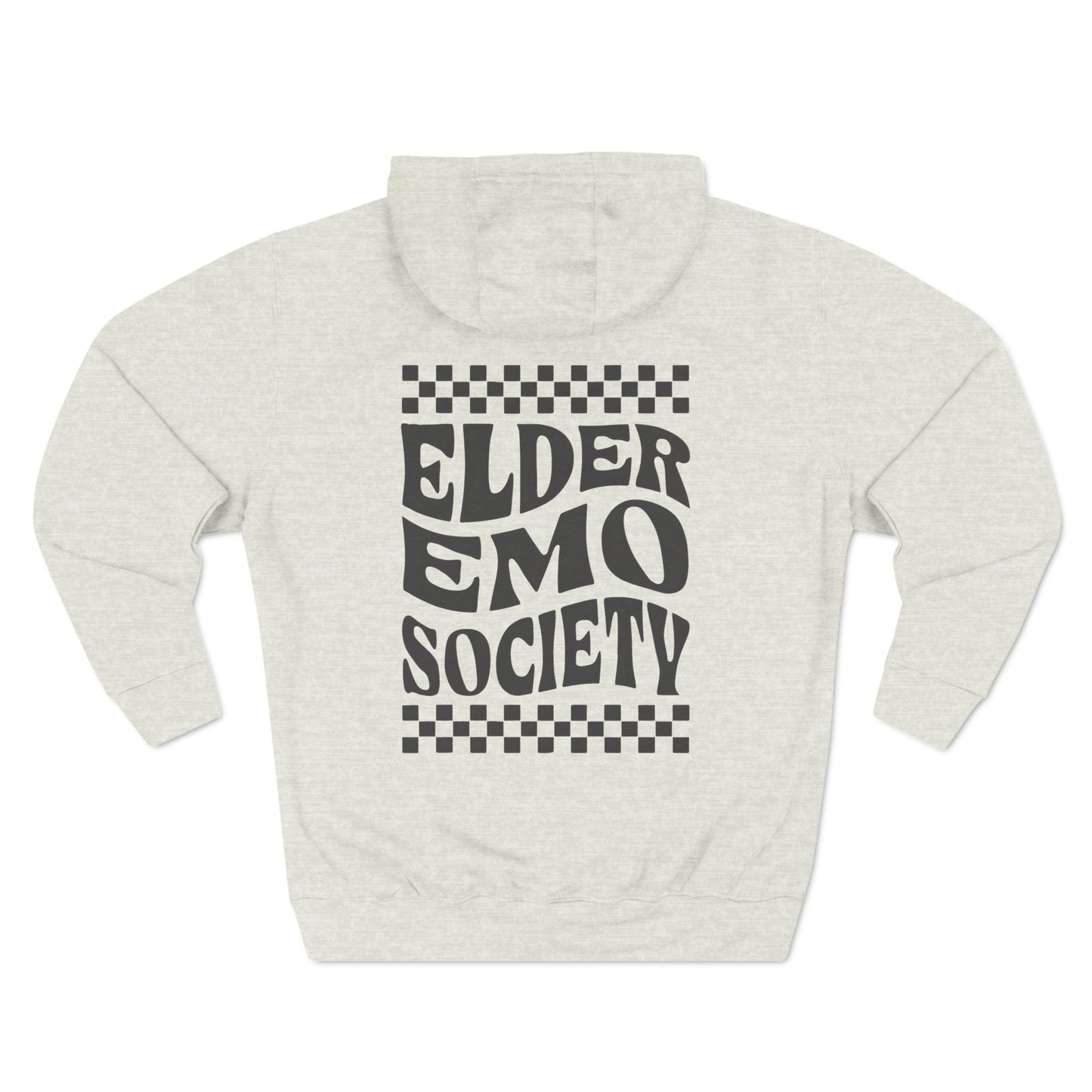 Elder Emo Society Hoodie White