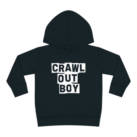 Fall Out Boy Crawl Out Boy Toddler Hoodie Black