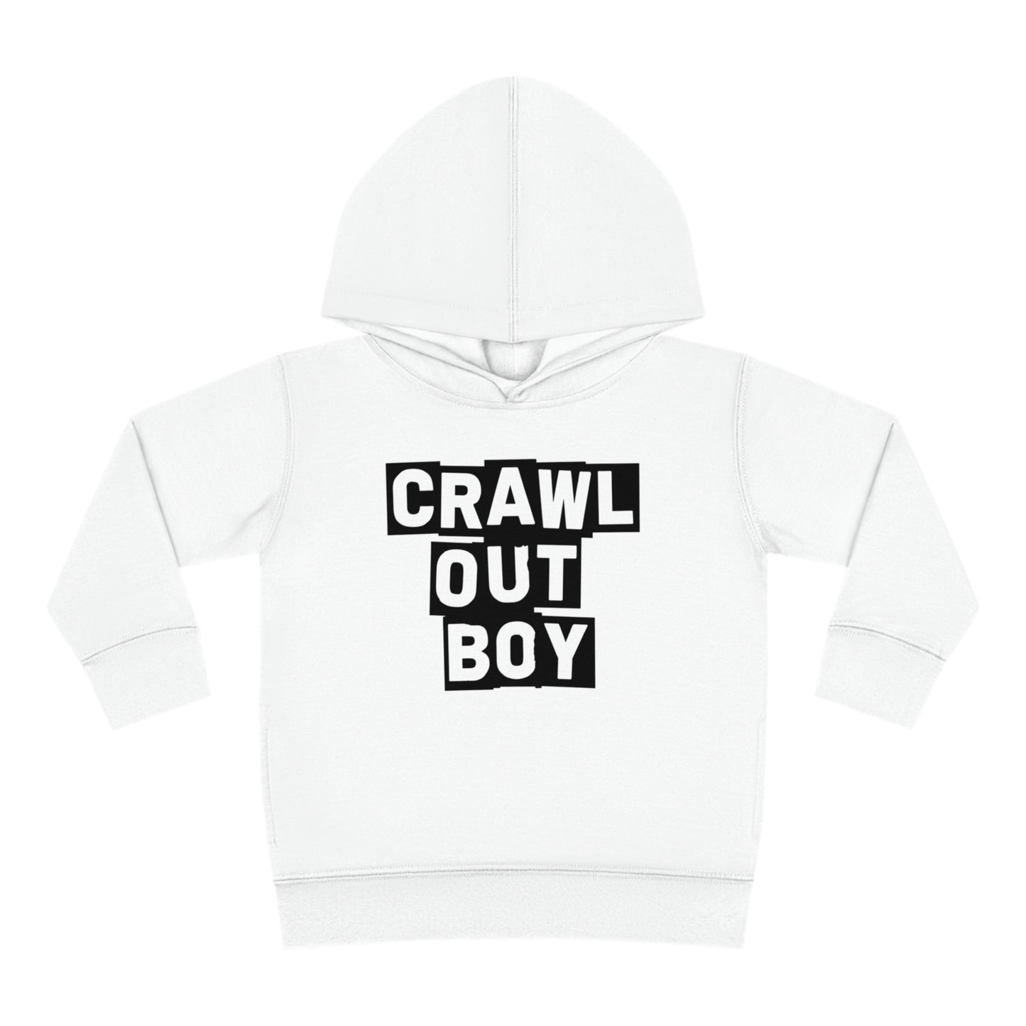 Fall Out Boy Crawl Out Boy Toddler Hoodie White