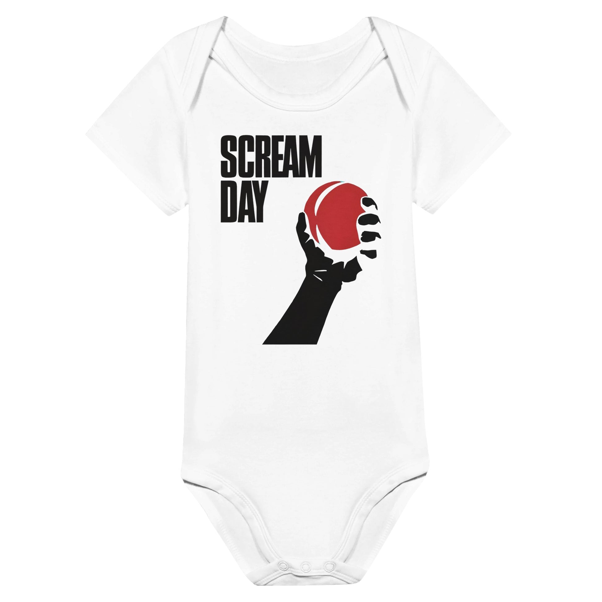 Green Day Scream Day Baby Onesie White