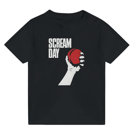 Green Day Scream Day Baby Tee Black