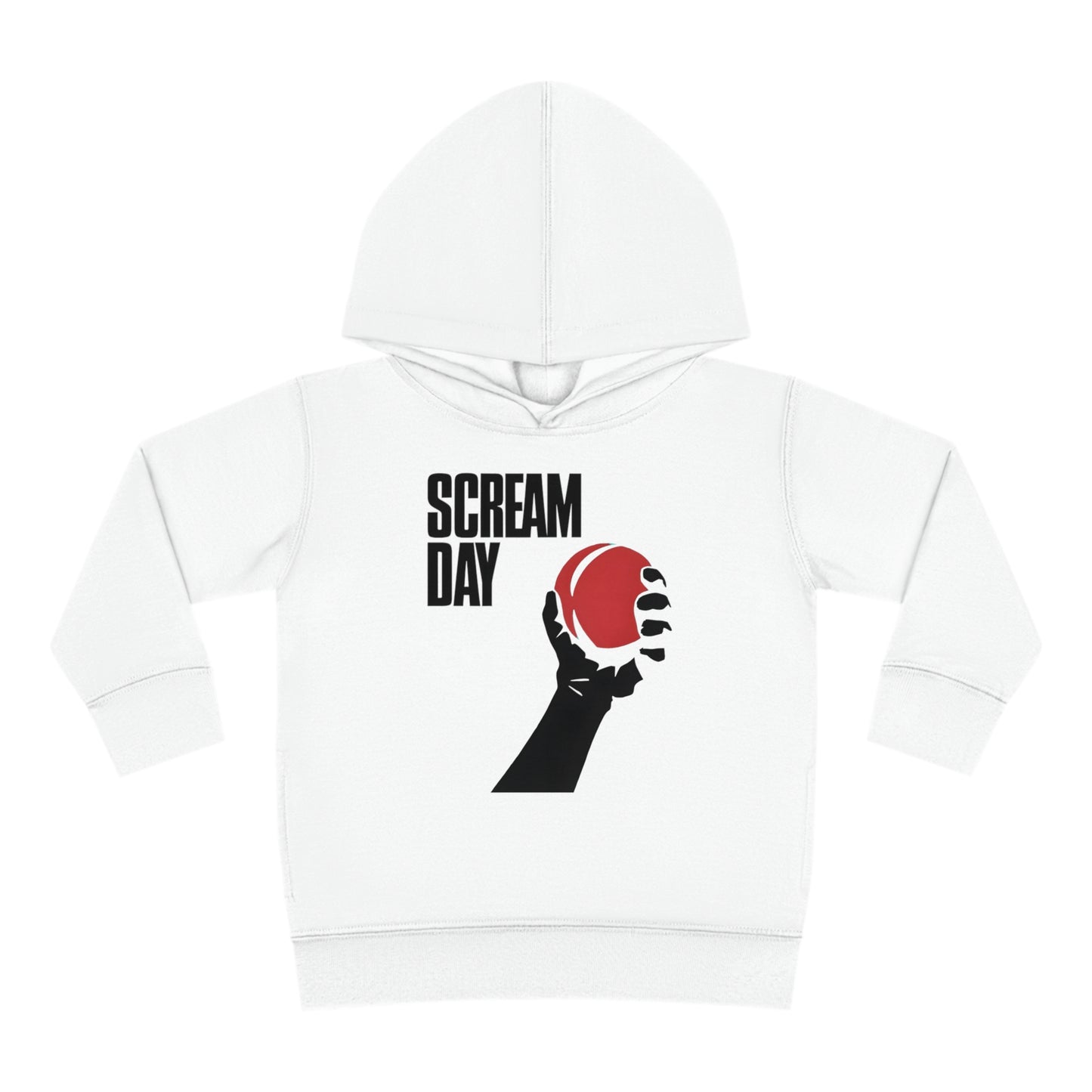 Green Day Scream Day Toddler Hoodie White