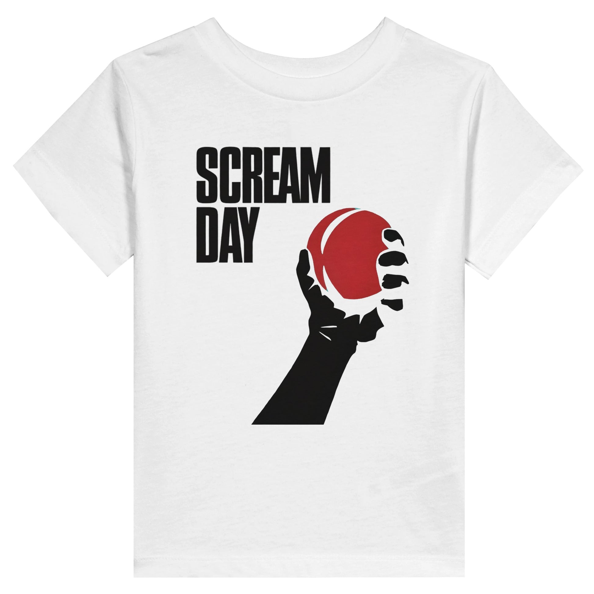 Green Day Scream Day Toddler Tee White