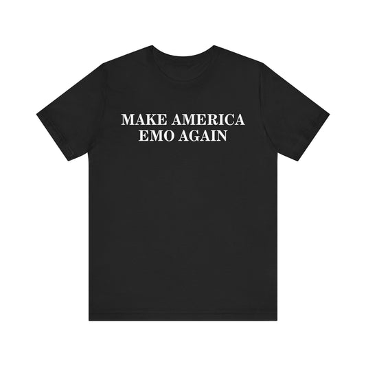 Make America Emo Again Shirt Black