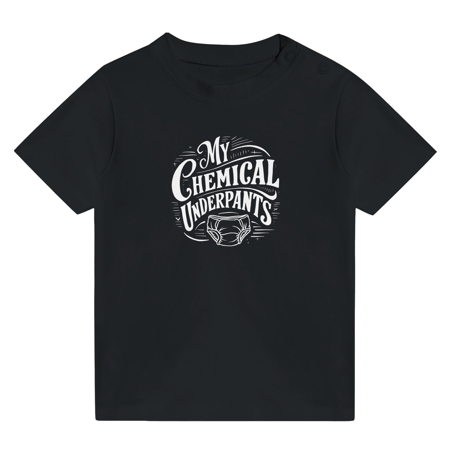 My Chemical Romance My Chemical Underpants Infant Tee Black