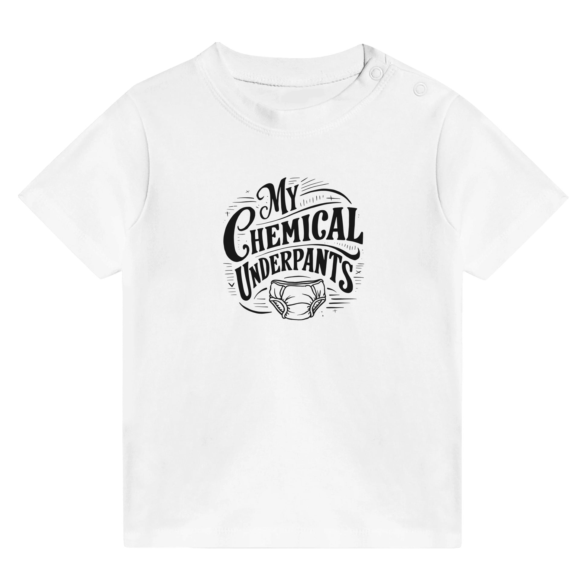 My Chemical Romance My Chemical Underpants Infant Tee White