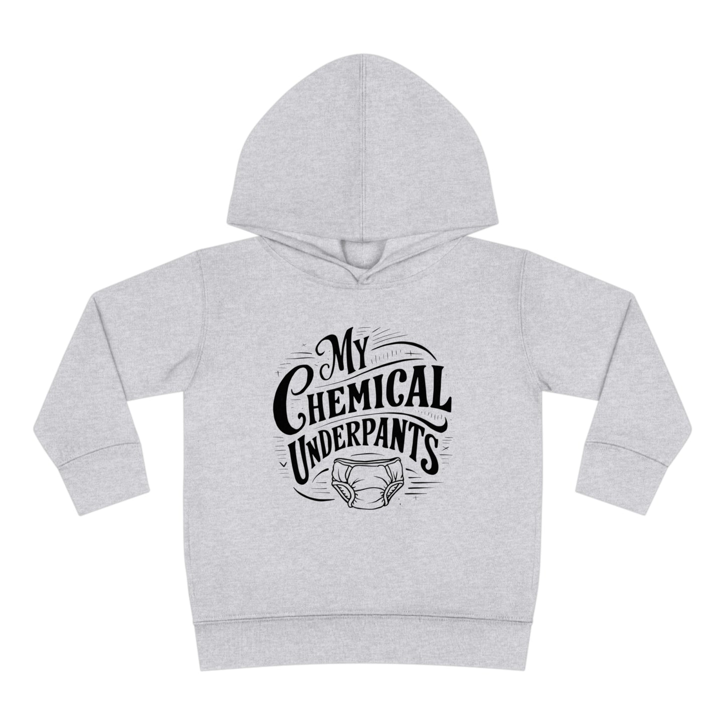 My Chemical Romance My Chemical Underpants Toddler Hoodie Gray