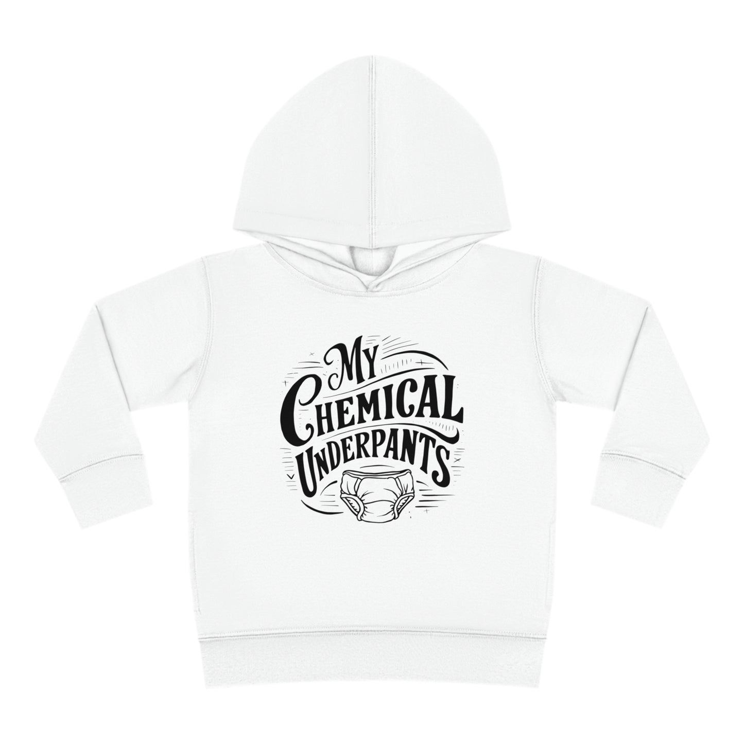 My Chemical Romance My Chemical Underpants Toddler Hoodie White