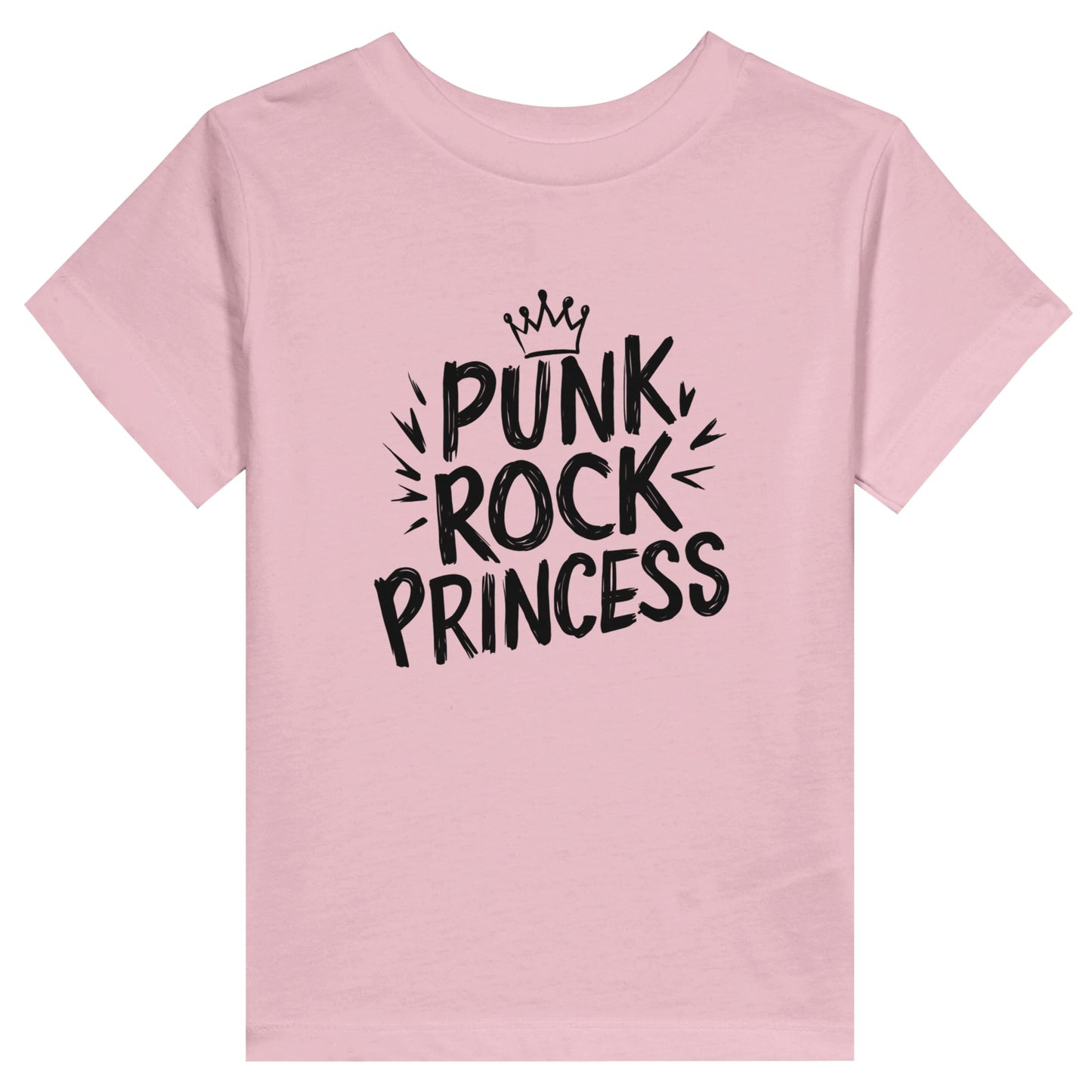 Punk Rock Princess Toddler Tee Pink