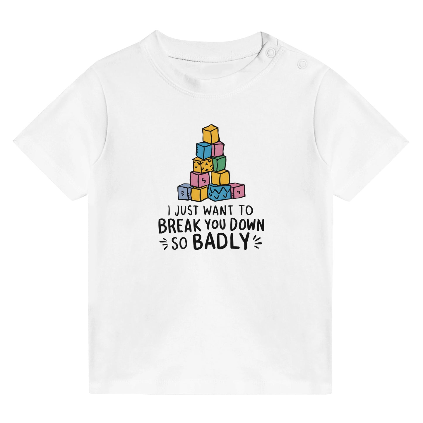 Taking Back Sunday I Just Want To Break You Down So Badly Infant Tee White