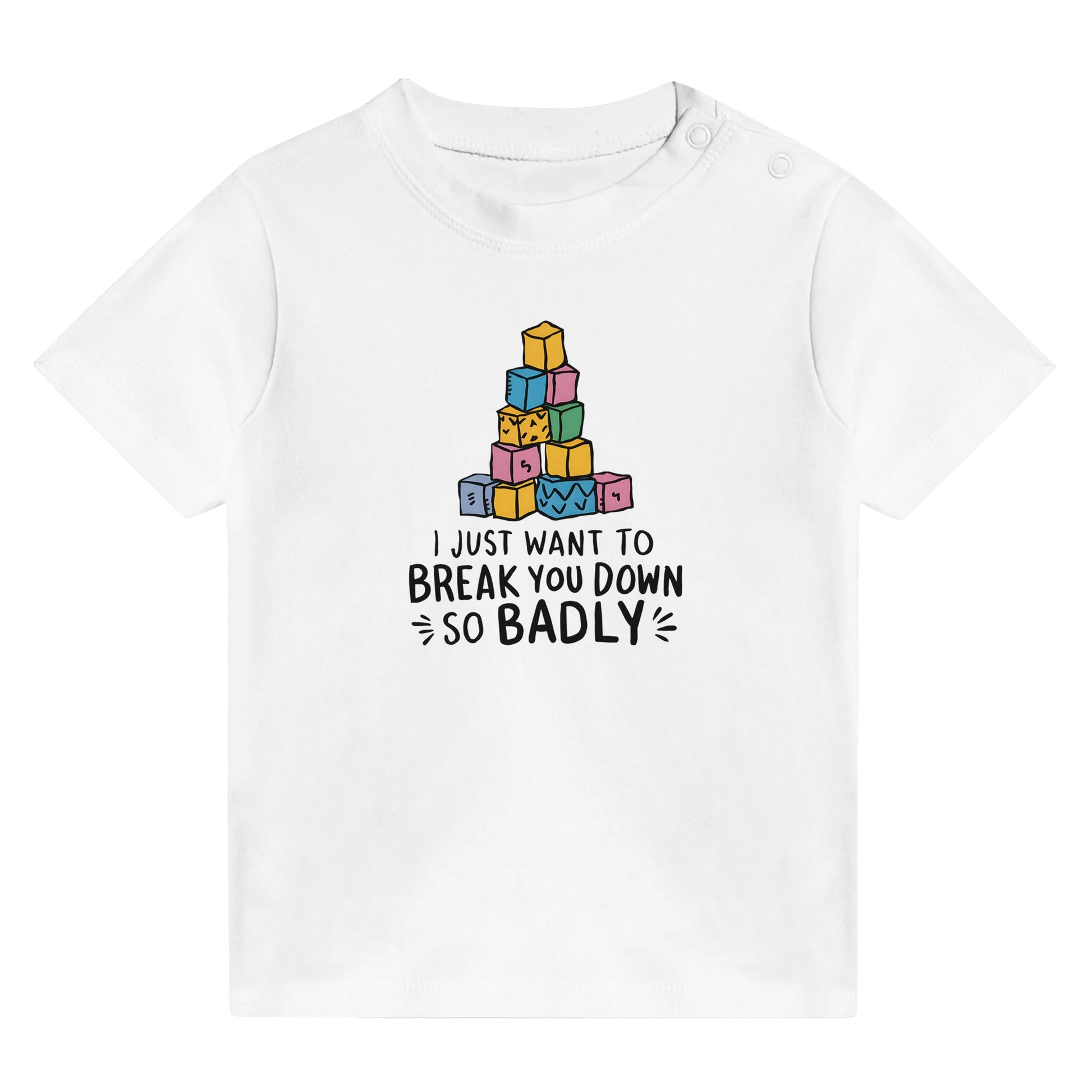 Taking Back Sunday I Just Want To Break You Down So Badly Infant Tee White