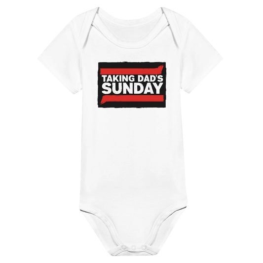 Taking Back Sunday Taking Dads Sunday Baby Onesie