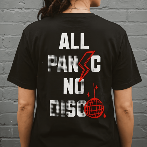 All Panic No Disco Tee on Comfort Colors