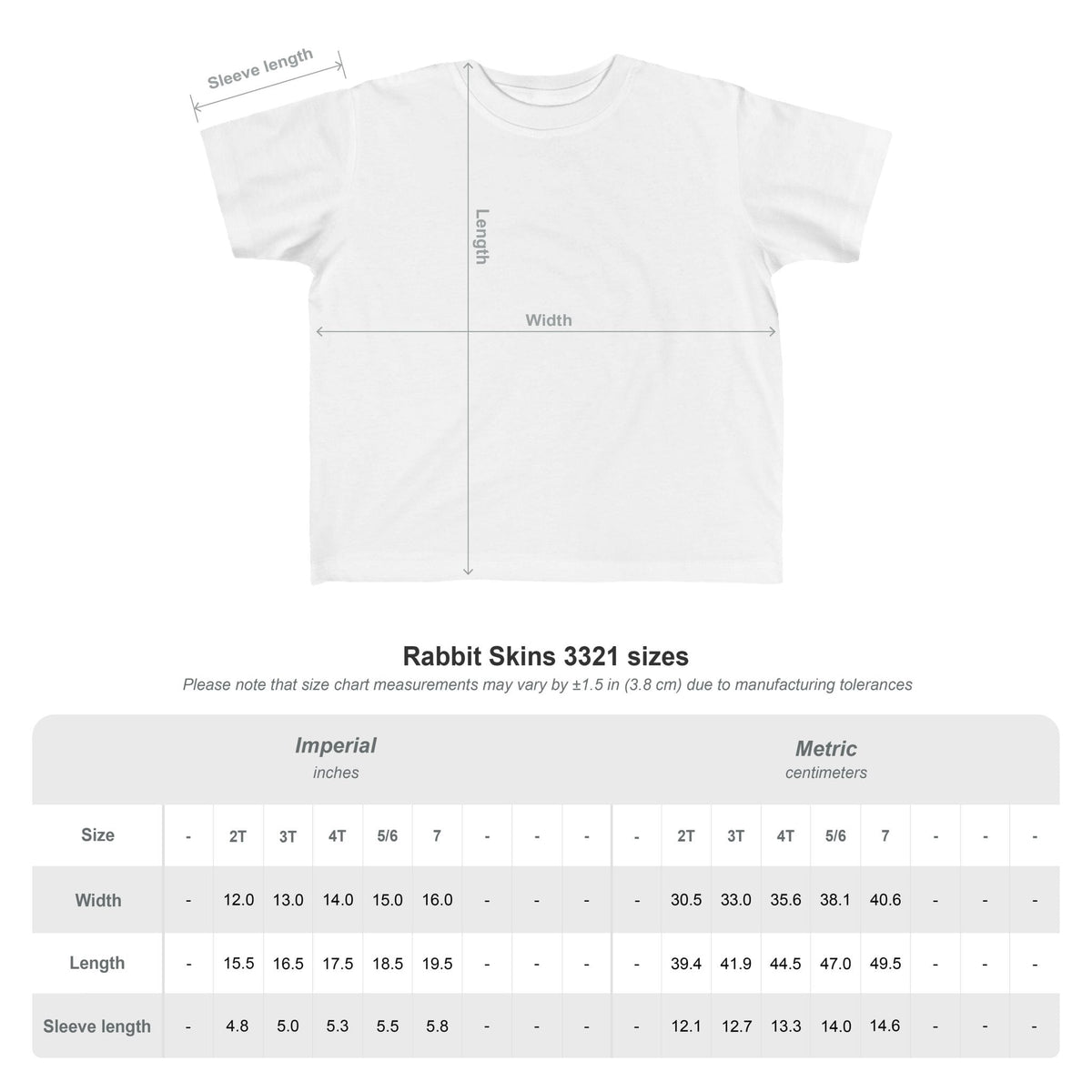 All The Small Things Colorful - Toddler Tee UK